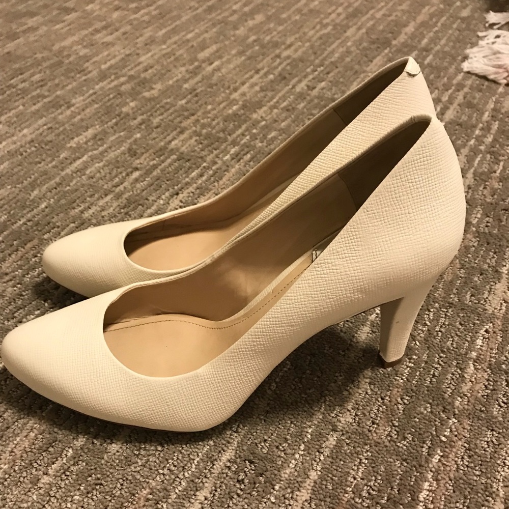 White Vince Camuto Pumps!